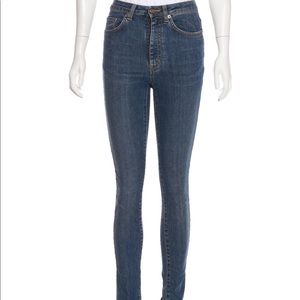 Saint Laurent High Rise Skinny Jeans size 26